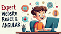 develop websites in react or angular