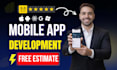 do mobile app development for android and IOS apps react native and flutter