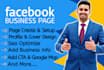 create and setup facebook business or fan page with optimize
