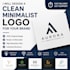 design a clean minimalist logo for your brand
