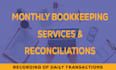 do monthly bookkeeping using quickbooks online and xero