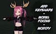 fix and upgrade your vrchat, 3d vtuber, vrm model