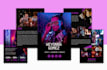 design electronic press kit, media kit, one sheet and epk