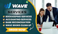 do bookkeeping and reconciliation in wave
