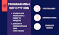 code your codes or create works using python