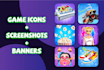 design high quality 2d and 3d game icon