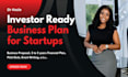 write a professional business plan for startups business proposal