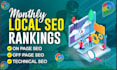 complete monthly local seo service gmb ranking