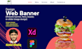 design website header, banner, hero, or slider image