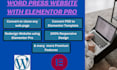 create design, redesign premium business wordpress website with elementor pro