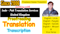 provide the best quality human translation, proofreading, and transcription