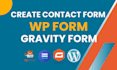 create a multistep conditional contact form using the gravity form