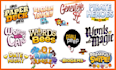 do modern,typography,parody,spoof, unique font logo design