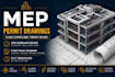 draw architecture mep hvac electrical and plumbing permit drawings