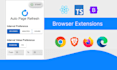 custom chrome extension browser add on for chrome firefox edge