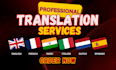 translate any document, script, website in multilanguage