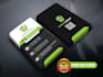 create professional luxury business card design with qr code