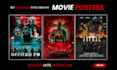 design professional cinematic movie poster and book covers, film posters