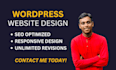 create modern, responsive wordpress website design