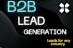 find b2b lead generation prospect email list building by linkedin