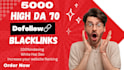 build high quality SEO contextual dofollow backlinks