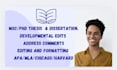 proofread and edit thesis and dissertation now