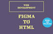 convert figma to HTML, CSS