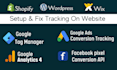 setup google ads conversion tracking, analytics 4, fb conversion api, gtm