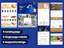 design a landing or single page website with hosting