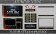 design awesome animated twitch overlays, logo, facecam, screens, panels