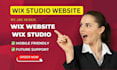 design or redesign wix ecommerce website, wix studio website