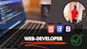 be your front end developer in HTML, CSS bootstrap and javascipt