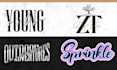 create hand lettering typography logo
