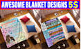 create unique hooded, quilt, pillow, fleece, awesome blanket designs