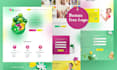 design website, landing page, homepage, hero section