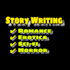ghostwrite romance, erotica, sci fi and horror story or novel