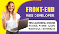 be your reactjs html css front end web developer