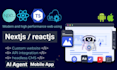 be your next js developer, react js vercel cms ai saas mvp