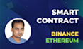 create smart contracts for ethereum, binance and polygon blockchain
