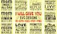 provide svg cut files design bundle for etsy and others