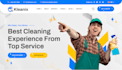cleaning service website with booking koala, booking koala website, bookingkoala