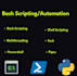create bash and python script for automation