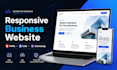 design or redesign a responsive business website in HTML CSS