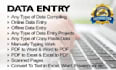 do fast data entry, extraction, logo designing