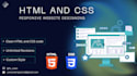create responsive HTML and CSS web designs