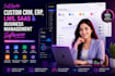 develop custom crm, erp, lms, saas and business management software