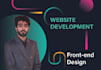 be your frontend developer HTML CSS bootstrap react