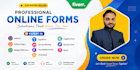 create jotform, typeform, google forms and smart automation