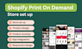 build print on demand shopify store with printify  printful