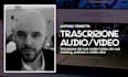 do italian audio or video transcription
